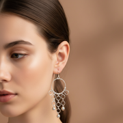 Miana Fine Link 925 Sterling Silver Earrings